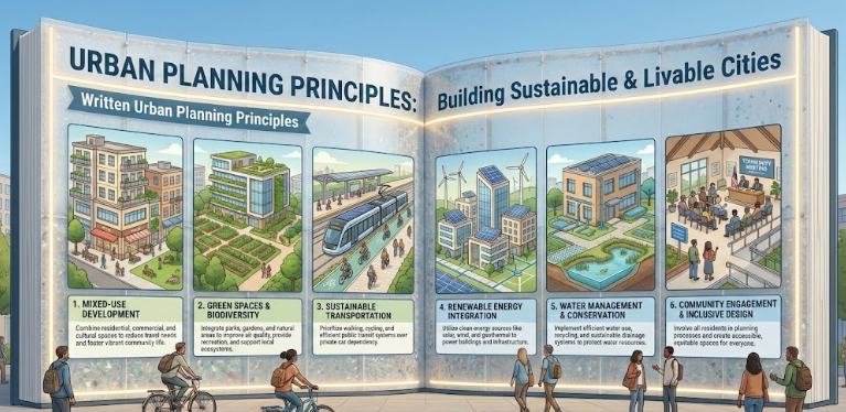 Urban Planning Principles: Building Sustainable and Livable Cities